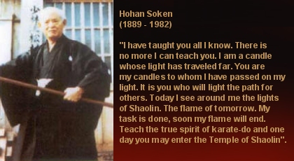 Hohan Soken Prayer